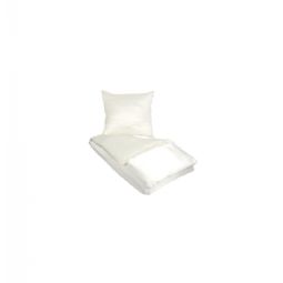Ensfarvet sengetøj - Hvidt sengesæt - 100% silke - Butterfly Silk sengelinned